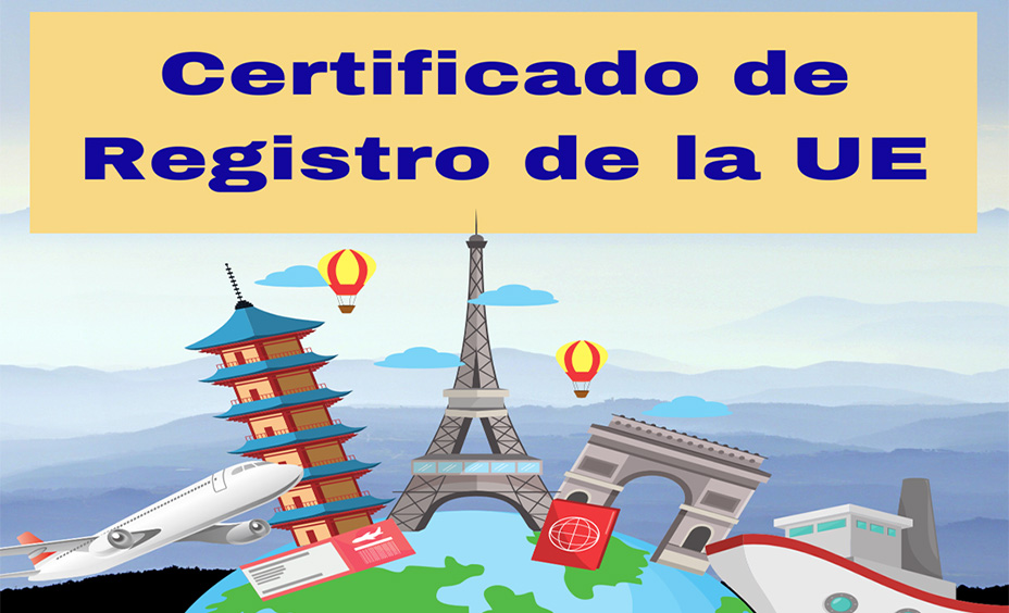 Certificado de Registro Unión Europea