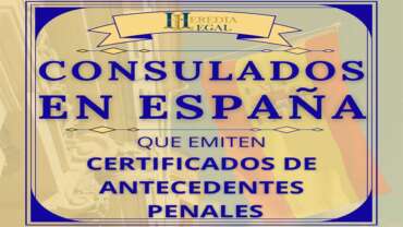 Listado de países que pueden emitir documentos en sus consulados en España